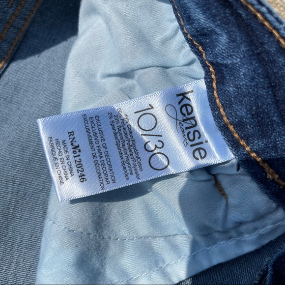 Kensie Pink Floral Embroidered Jeans Size 10/30 - Picture 5 of 7